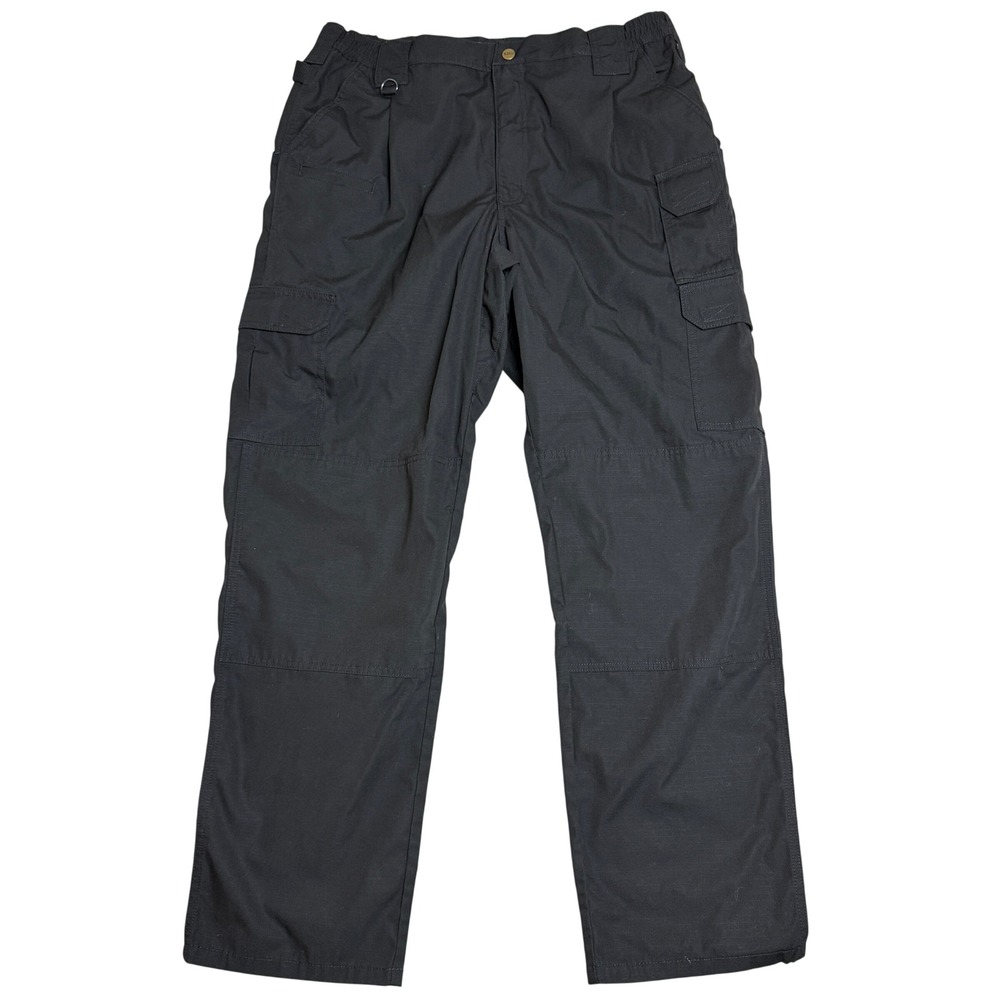 5.11 Tactical Taclite Pro Ripstop Cargo Pants Men 40x34 Black Utility Work EUC
